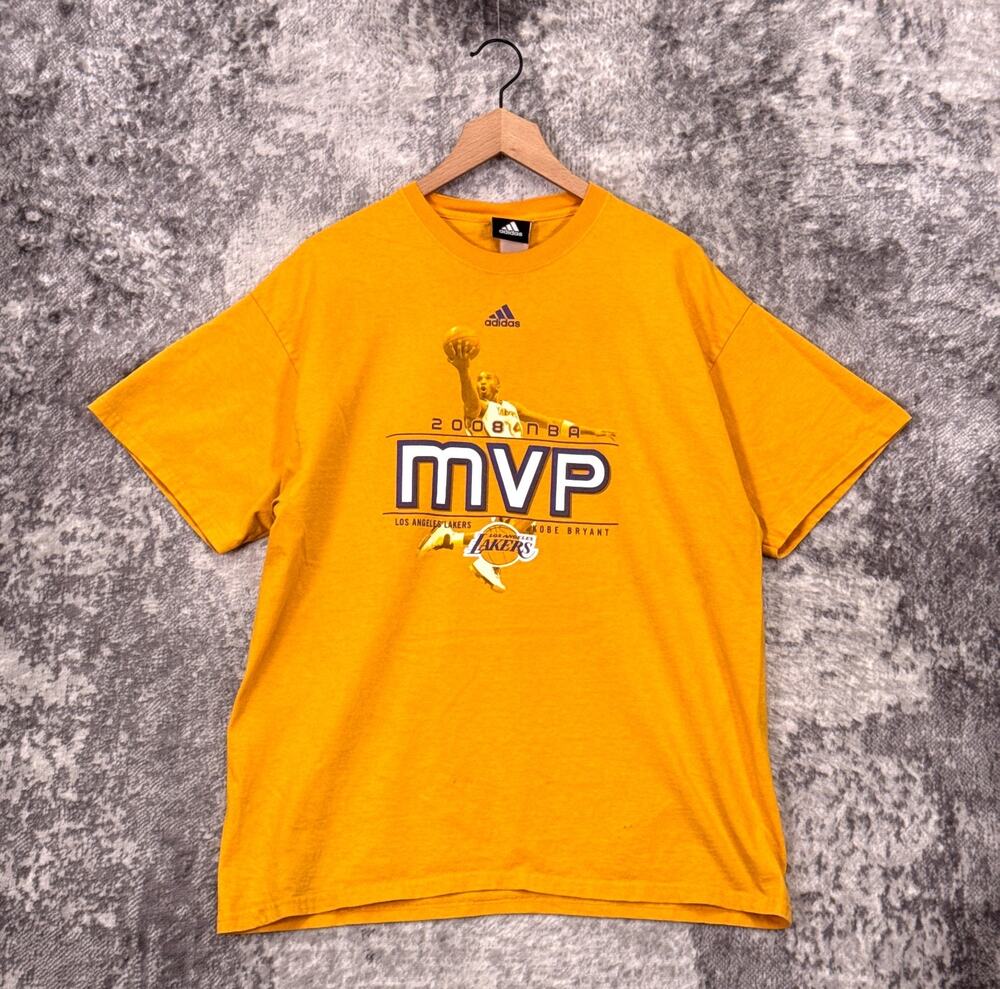 Vintage Official Adidas Shirt XL Mens 2008 MVP Kobe Brayant Graphic